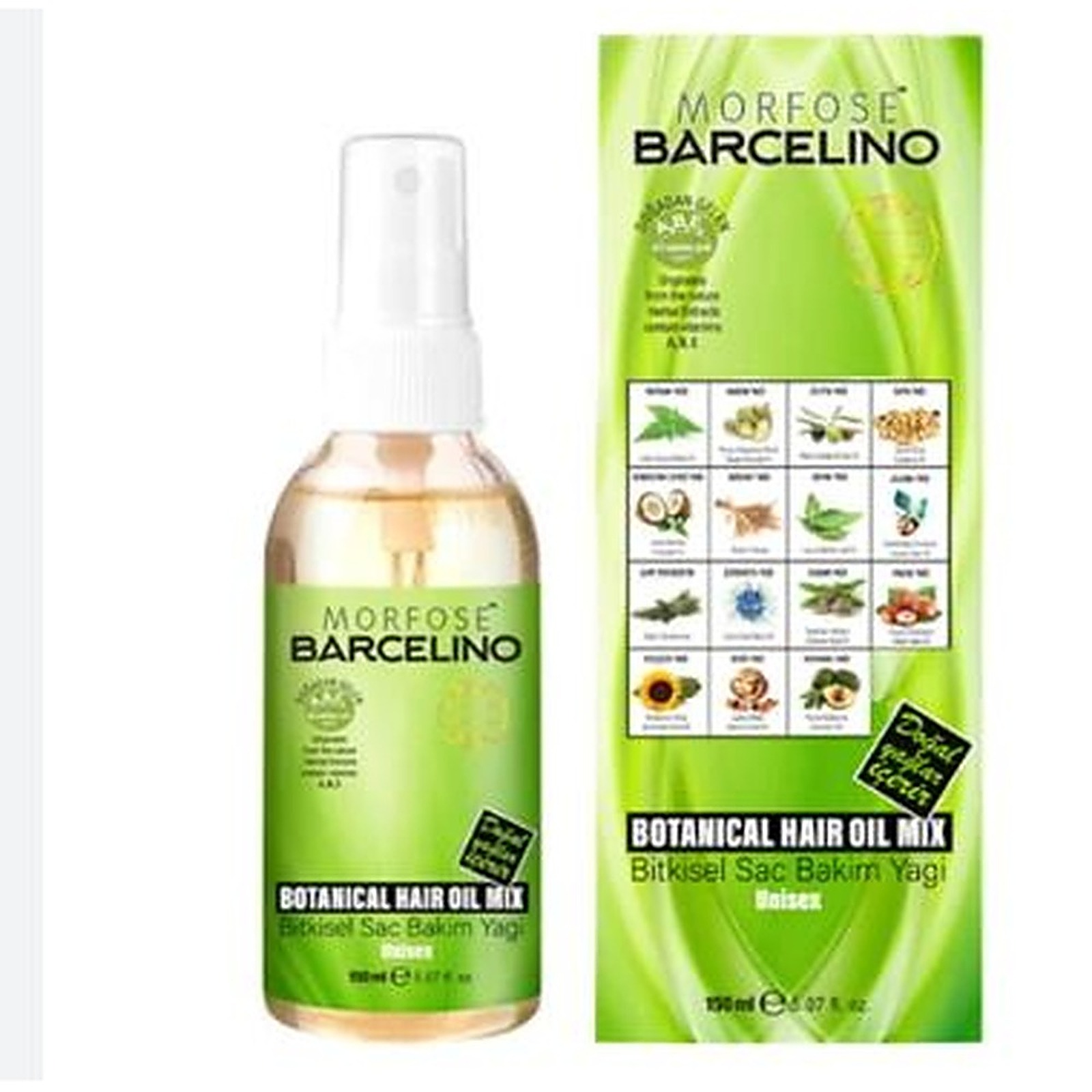 Morfose Barcelino Botanical Hair Oil Mix — Hair Care at Shop with Tamara