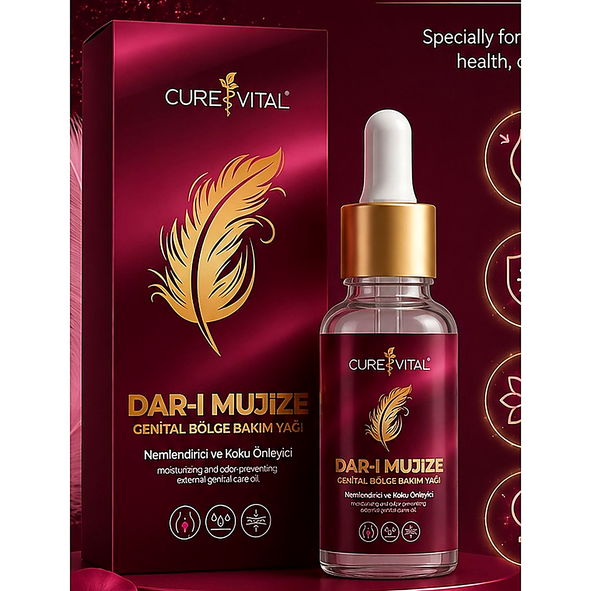 Cure Vital Dar-I Mujize Intimate Care Oil — Skincare at Shop with Tamara