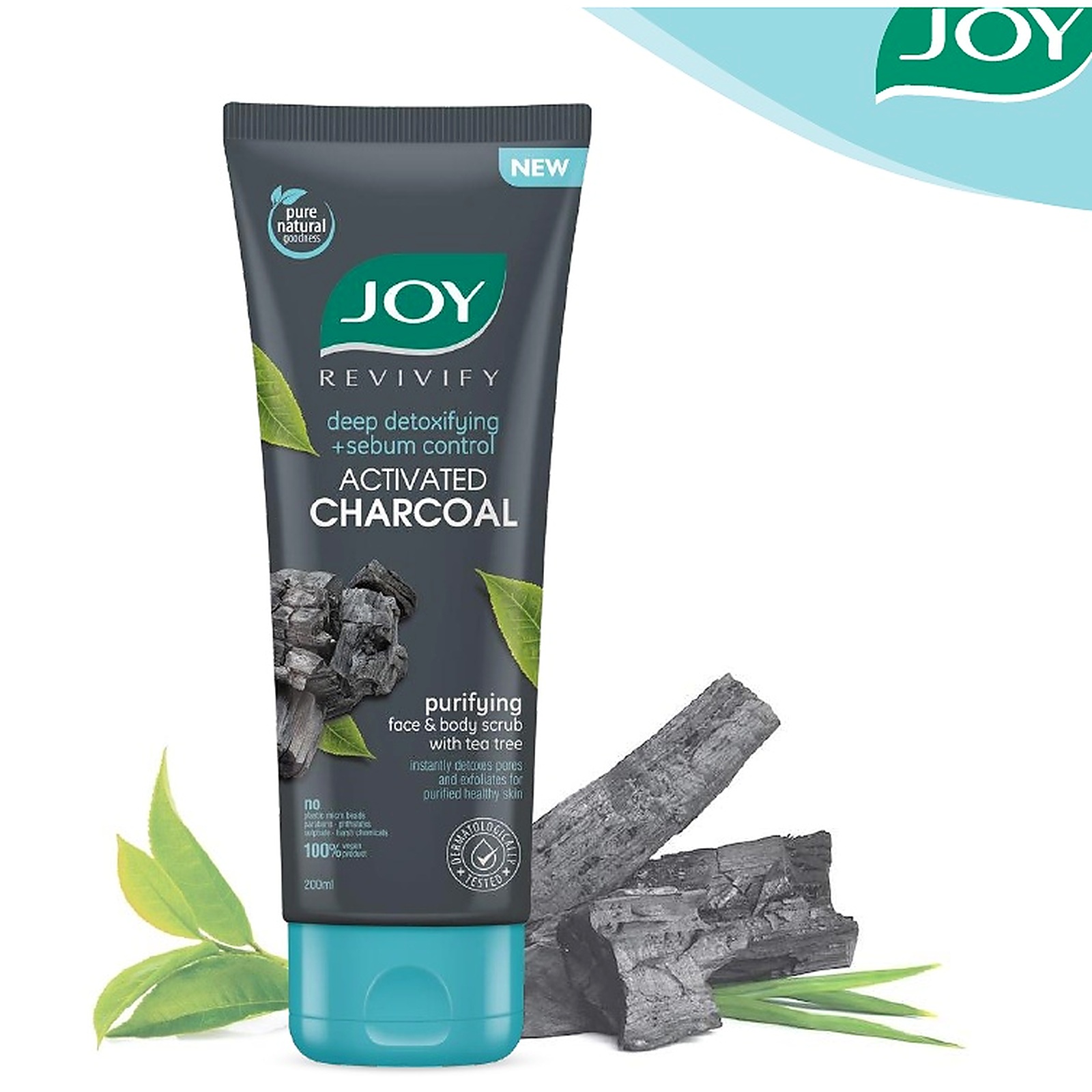 Joy Activated Charcoal Deep Detoxifying Scrub — Joy at Shop with Tamara