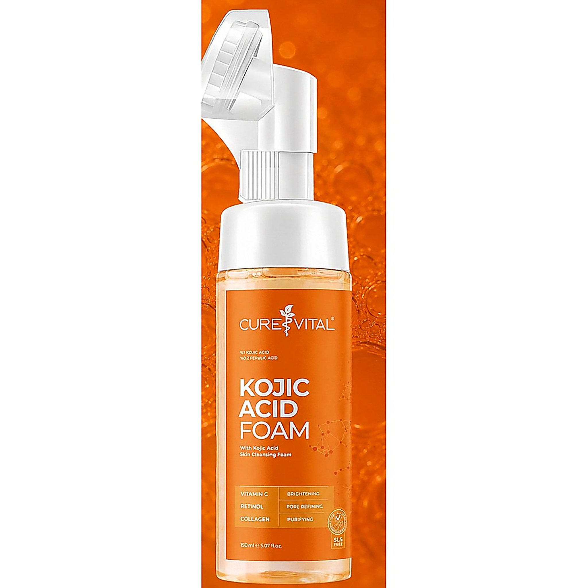Cure Vital Kojic Acid Foaming Cleanser — Skincare at Shop with Tamara