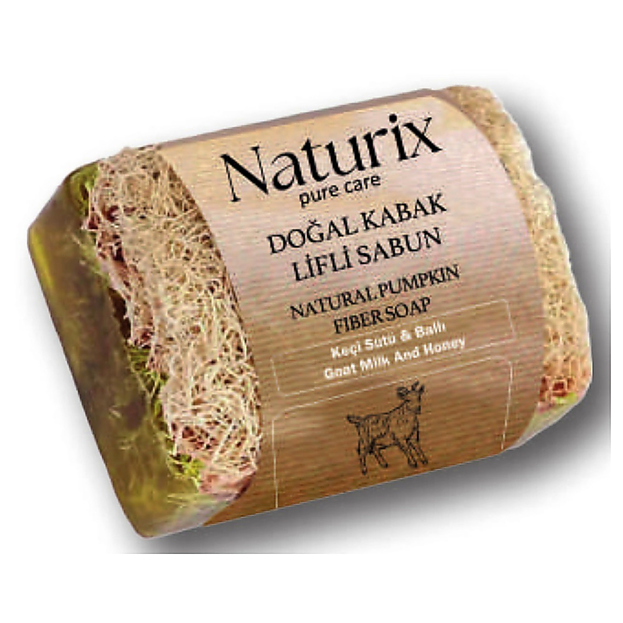 Pumpkin Fibre Loofah Soap — Goat Milk & Honey — Soaps at Shop with Tamara