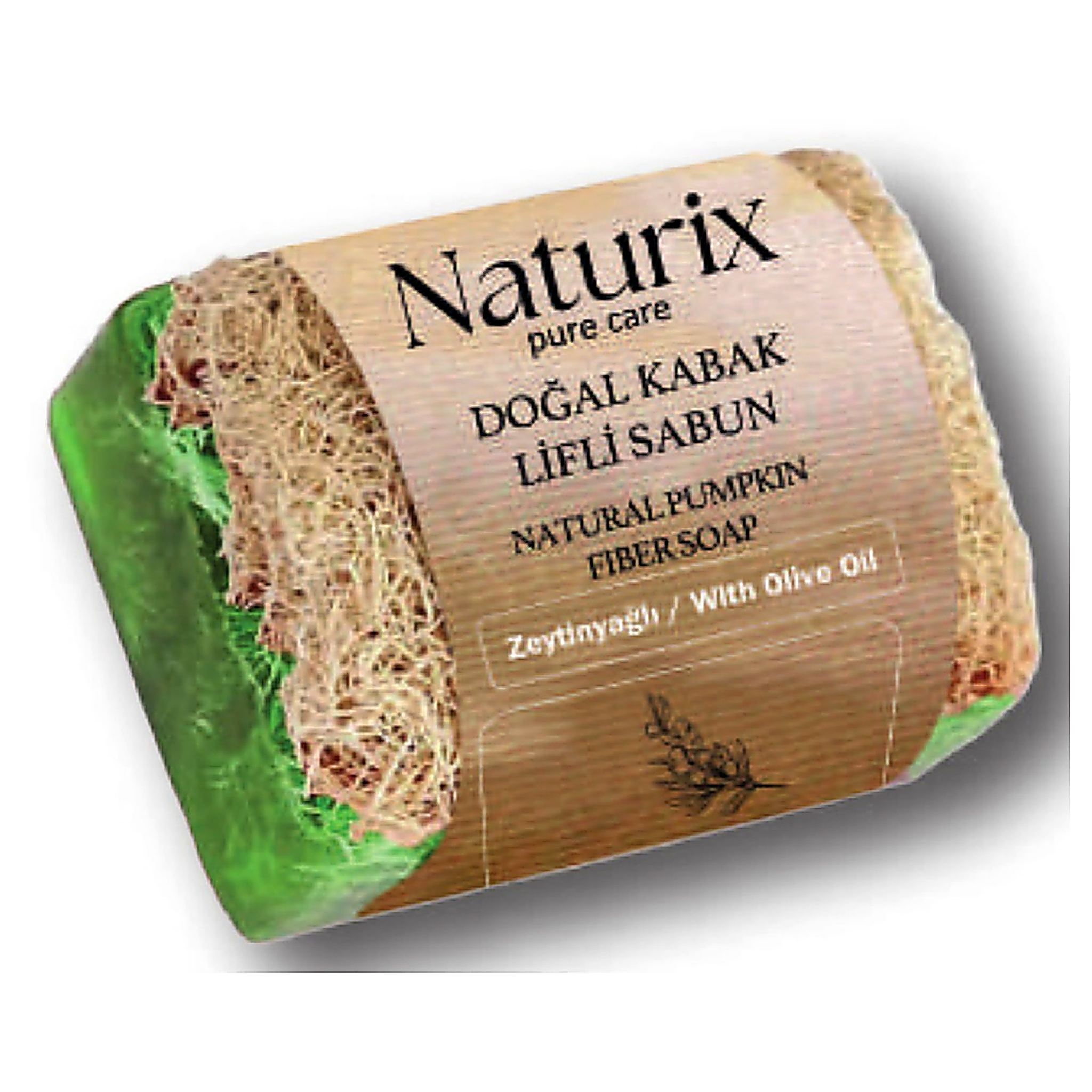 Pumpkin Fibre Loofah Soap — Olive Oil — Soaps at Shop with Tamara
