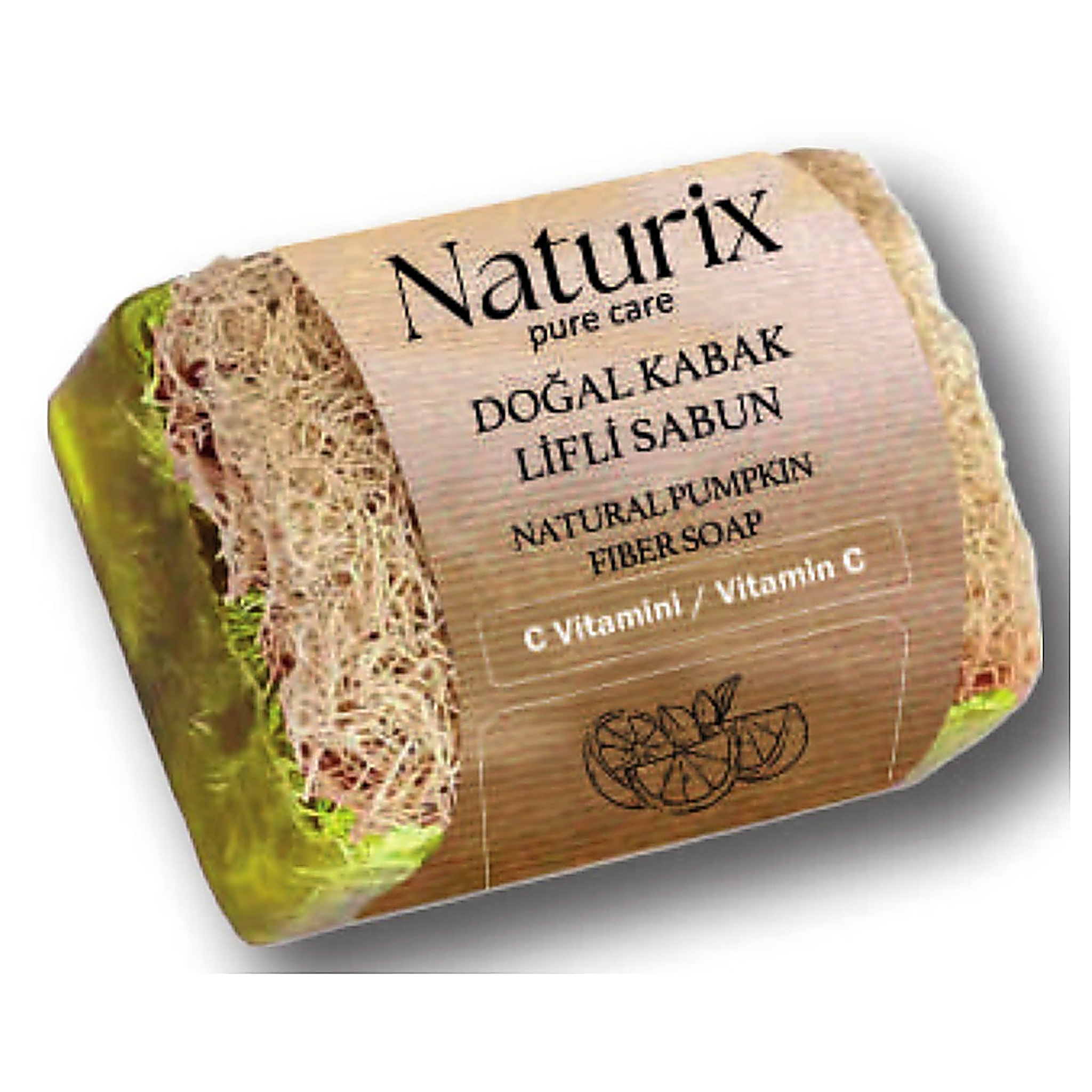 Pumpkin Fibre Loofah Soap — Vitamin C — Soaps at Shop with Tamara