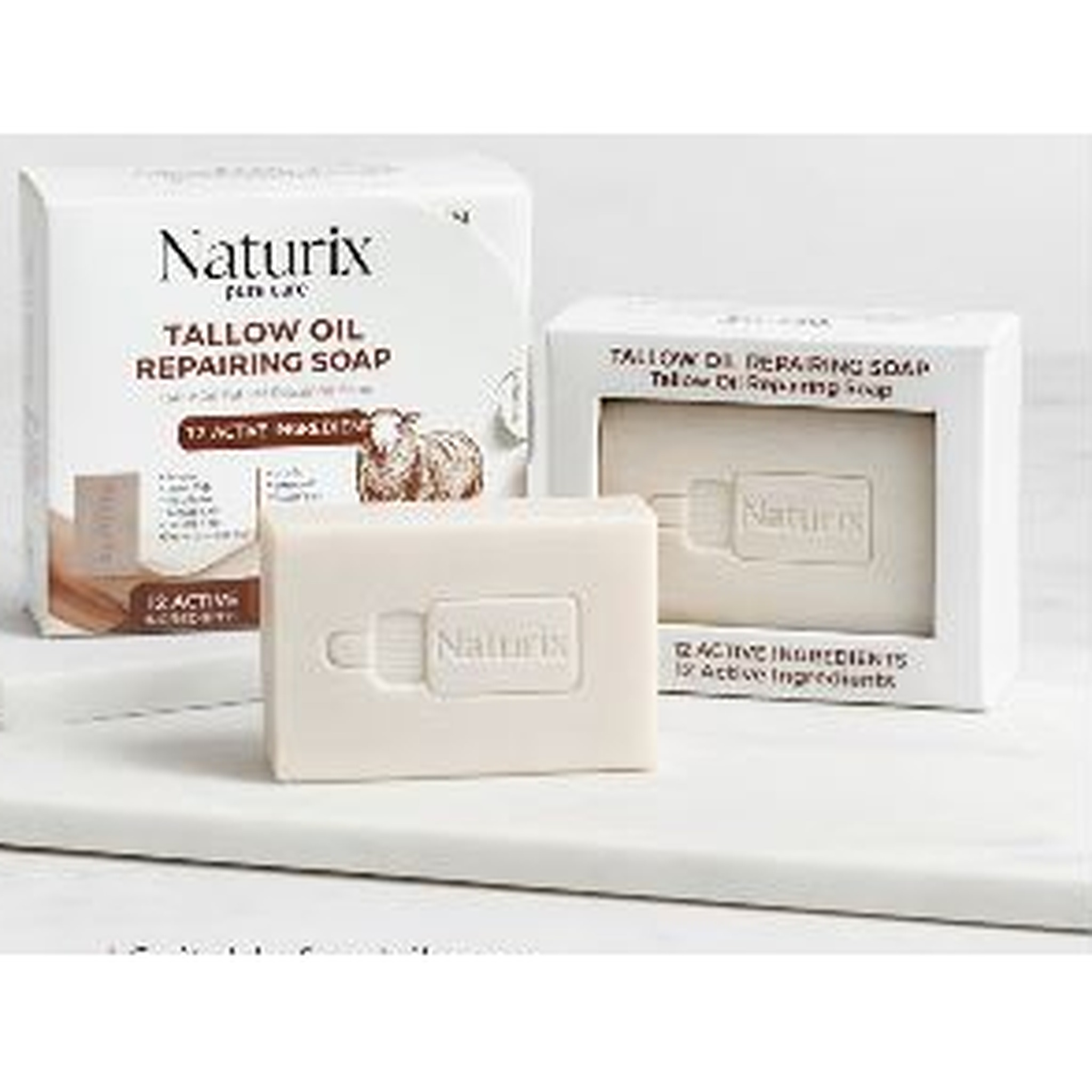 Naturix Tallow Oil Repairing Soap — Skincare at Shop with Tamara