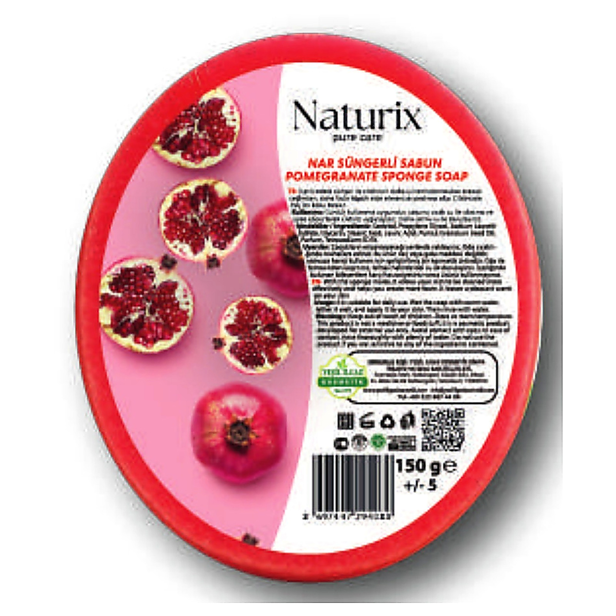 Pomegranate Sponge Soap — Soaps at Shop with Tamara