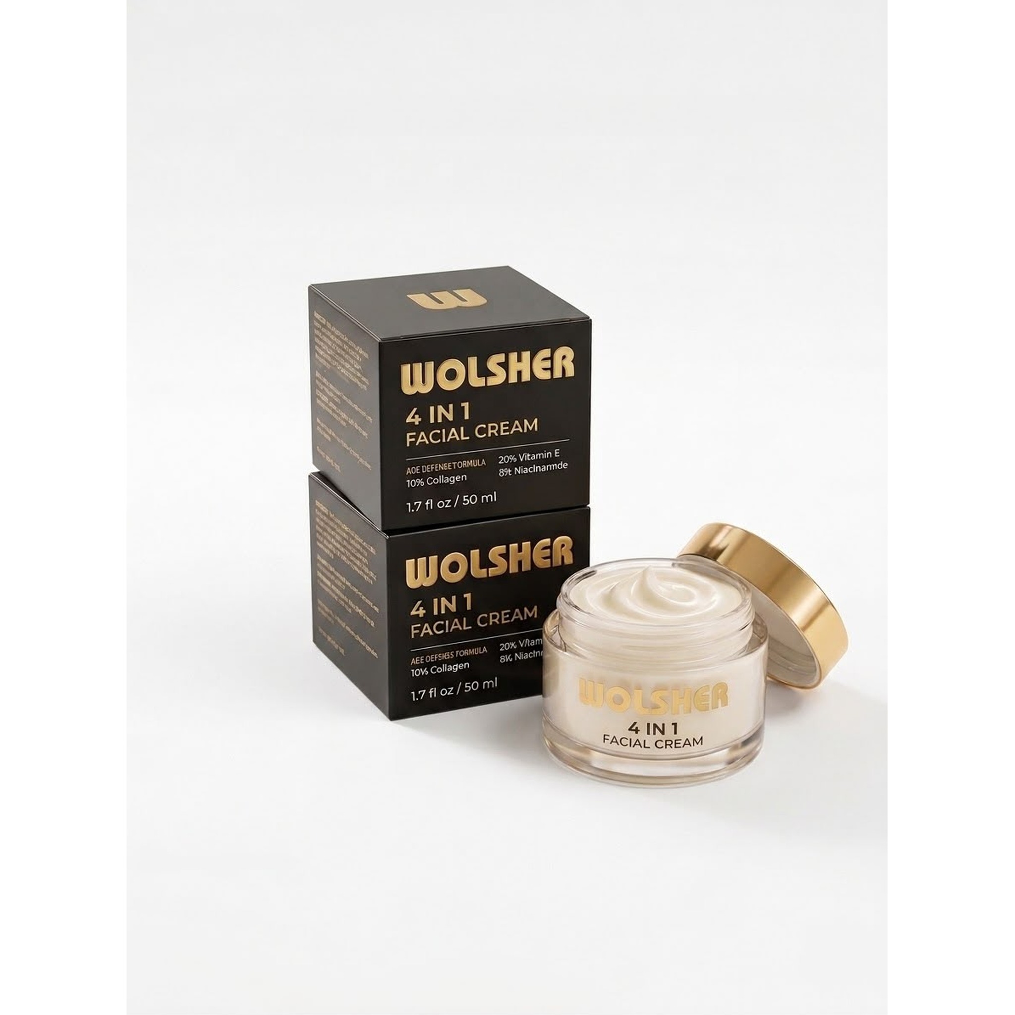 Wolsher 4 in 1 Facial Cream — Wolsher at Shop with Tamara