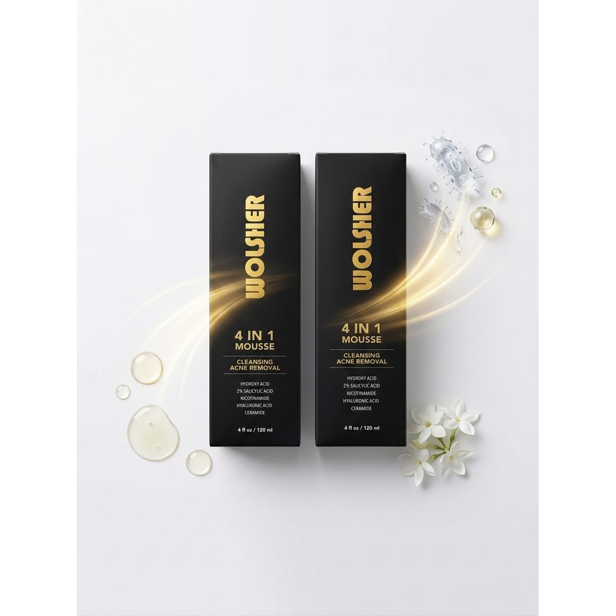 Wolsher 4 in 1 Cleansing Mousse — Wolsher at Shop with Tamara