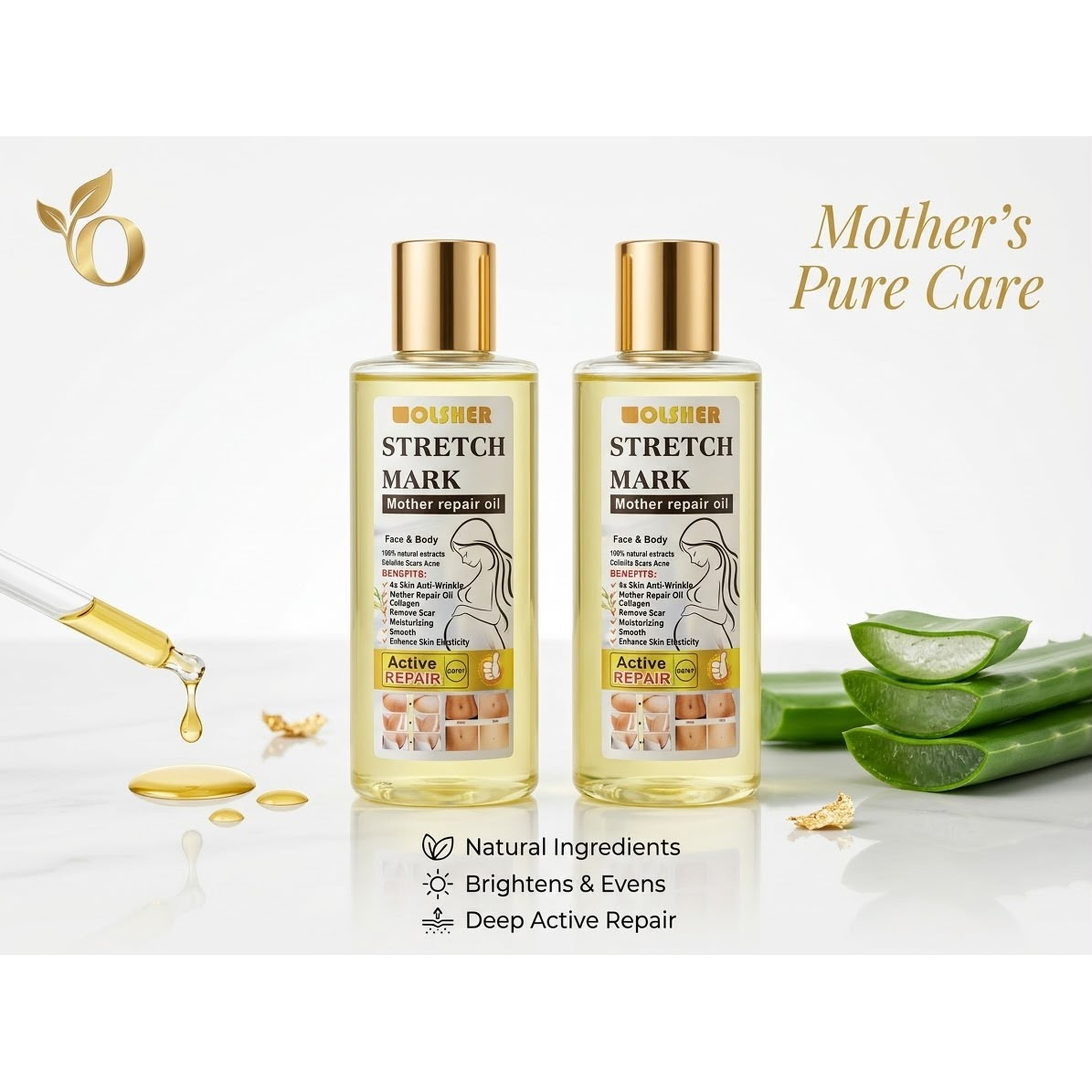 Wolsher Stretch Mark Mother Repair Oil — Wolsher at Shop with Tamara