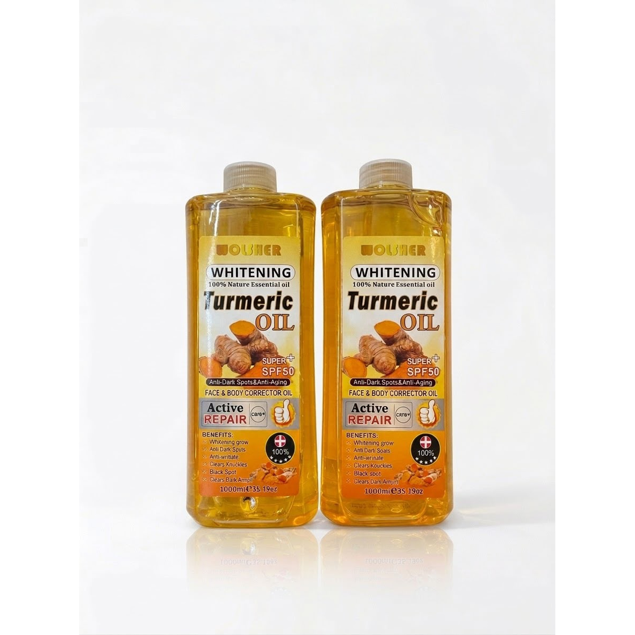 Wolsher Whitening Turmeric Oil SPF 50 — Wolsher at Shop with Tamara